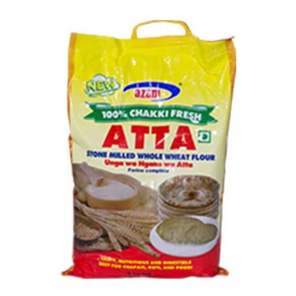 Azam Atta 5kg 100% Chakki Fresh Whole Wheat Flour