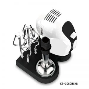 Kodtec Dough Hand Mixer and Hand Blender 150W 2-in-1 with 3 Attachments KT-3050MXHB