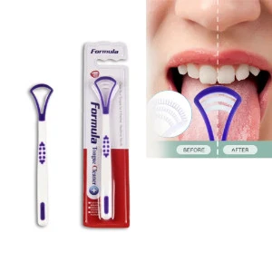 Silicone Tongue Cleaner Scraper 18cm MT-01