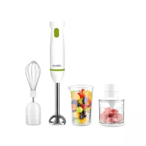 Decakila Hand Blender 600W 4 in 1 Chopper Bowl 350ML with Mixer and Cup KEJB038W