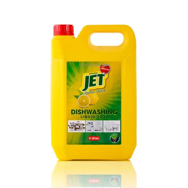 Jet Dishwashing Liquid Soap 5L Lemon Fresh