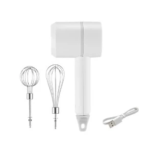 Hand Mixer Whisker 20W 500mAh USB Rechargeable 2 Attachments XHB-305
