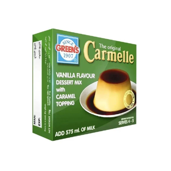 Green's Carmelle Vanilla Flavour Dessert Mix 70g